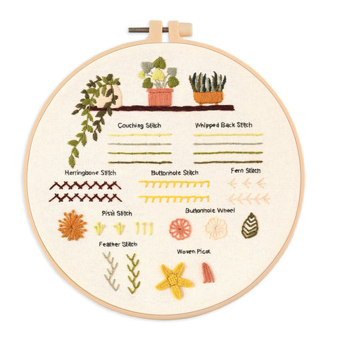 Beginner Embroidery Kit Set of 3 | Beginner Embroidery Kit | Modern Needlepoint Kit Cross Stitch | Hand Embroidery Kit | DIY Craft