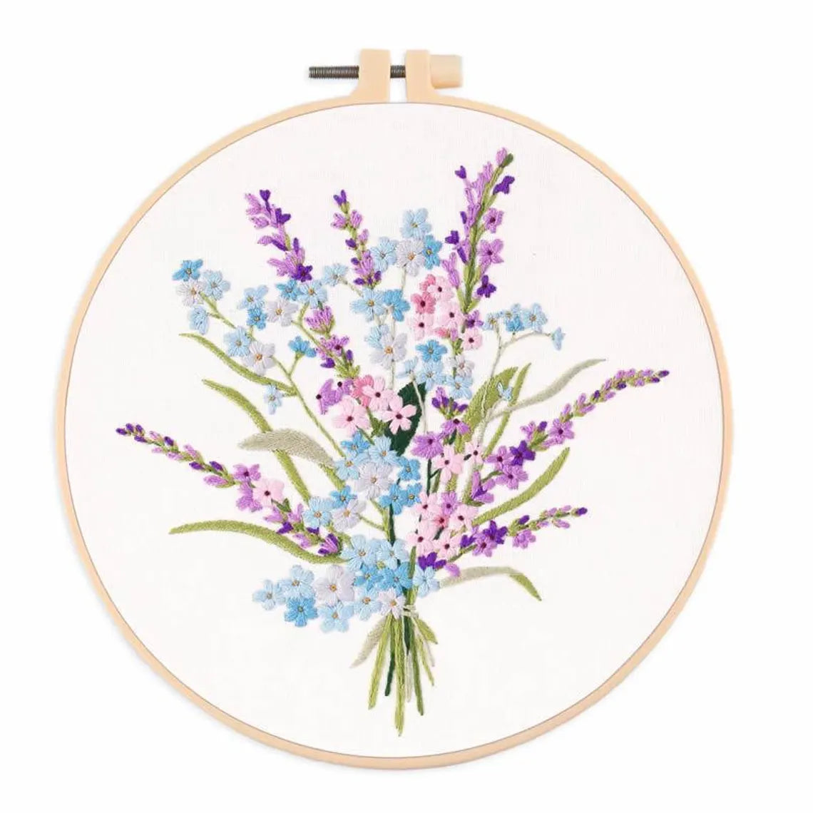 modern flower embroidery pattern for beginners