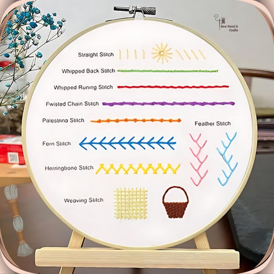 3 Set Beginner Embroidery Kit