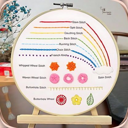 3 Set Beginner Embroidery Kit
